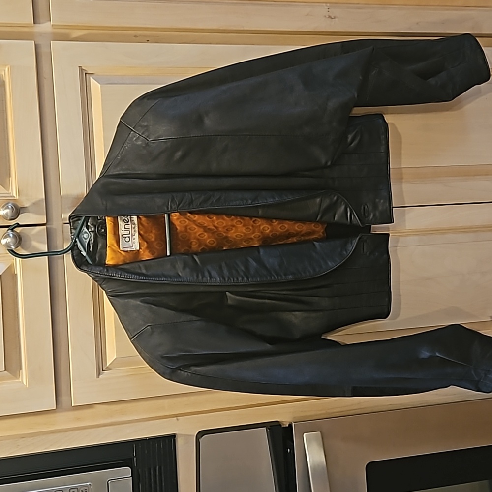 D-LINEA VINTAGE LEATHER JACKET.